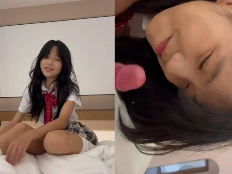 Em loli dễ thương liếm cò biến em thành con em đào dâm dục p1